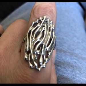 Sterling silver signed ring